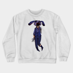 Withered Bonnie Gijinka Transparent Crewneck Sweatshirt